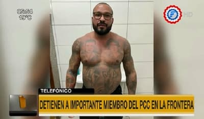 Operativos logran captura de miembro del PCC en la frontera