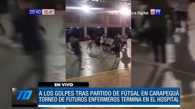 A los golpes acaba encuentro de confraternidad de estudiantes