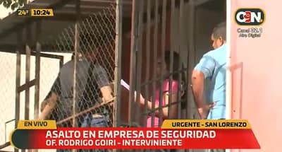 Propietario de empresa de seguridad repele a asaltante