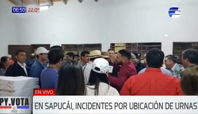 Jornada de comicios inicia con algunos incidentes 