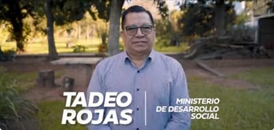 Santiago Peña elige a Tadeo Rojas como ministro de Desarrollo Social