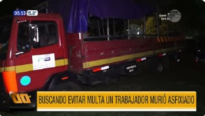 Joven trabajador muere asfixiado en la carrocería de un camión