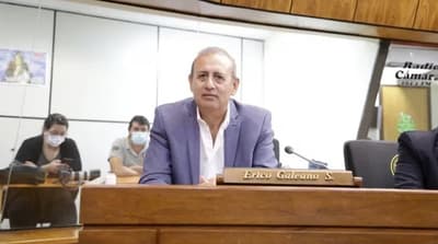 Senado comunica desafuero de Erico Galeano al juzgado