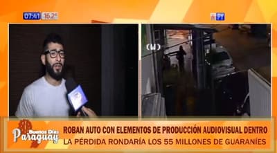 Pide ayuda para hallar equipos de producción audiovisual que le fueron robados