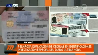 Exponen el peligro de duplicación de cédulas en Identificaciones