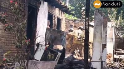 Reportan incendio fatal en Lambaré