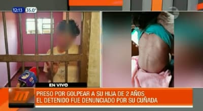 Detienen a un hombre por golpear a su hija de 2 años