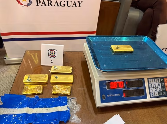Incautan 27 kilos de oro en aeropuerto Silvio Pettirossi
