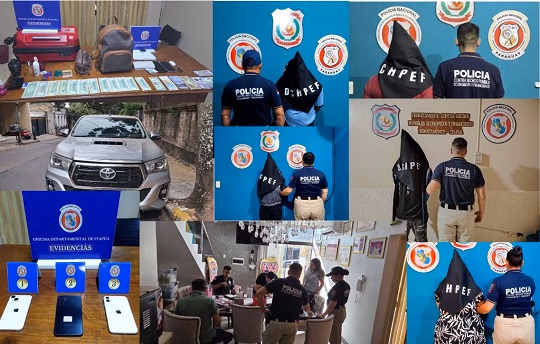 Operativo Ícaro: 8 detenidos y 400 implicados en ciberestafa