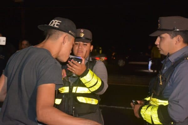 Caminera mantiene controles de alcoholemia en puntos fijos
