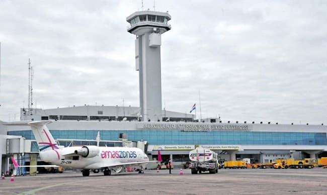Temporal provoca retrasos en vuelos del aeropuerto Silvio Pettirossi