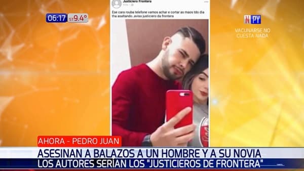 Pareja es asesinada a balazos en Pedro Juan Caballero