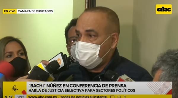 Hugo Javier es víctima de persecución política, según Bachi