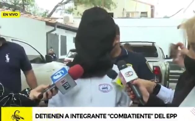 Detienen a “combatiente” del EPP