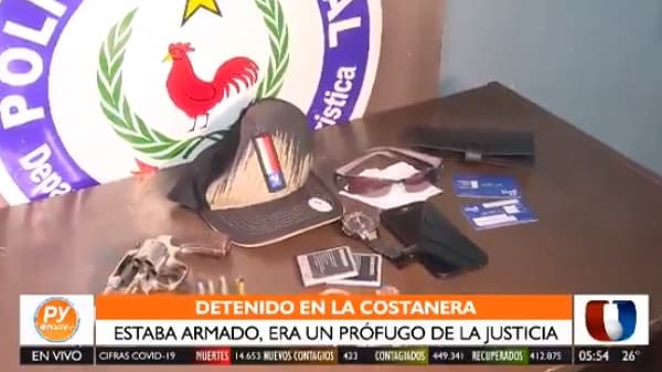 Detienen a sospechoso de asesinato en la Costanera de Asunción