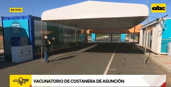 Cierran vacunatorio de la Costanera de Asunción por falta de dosis