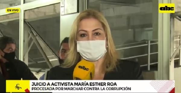 Fiscalía pide que abogada sea condenada a pagar millones por manifestación