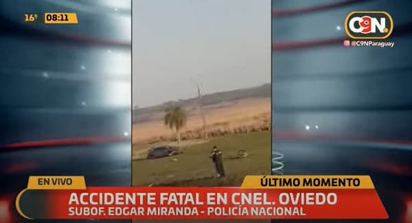 Dos personas fallecen en accidente en Caaguazú