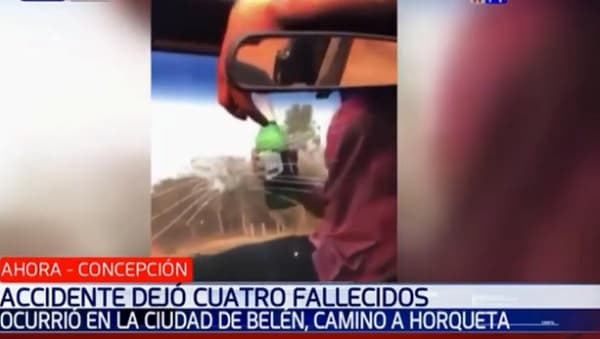 Video muestra descontrol antes de accidente que dejó cuatro fallecidos