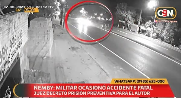 Sobreviviente de accidente ocasionado por militar sigue grave en terapia