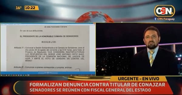 Senadores denuncian a titular de la Conajzar por varios delitos