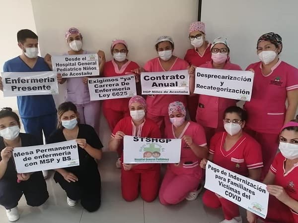 Enfermeros anuncian una movilización para este miércoles