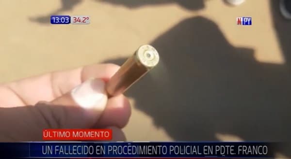 Un fallecido en procedimiento policial en Presidente Franco