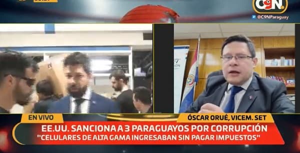 Sanción de EE.UU: Traían celulares “en frío”, sin pagar impuestos