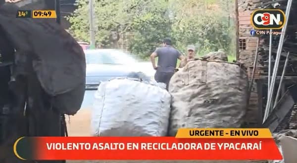 Golpean a trabajador en intento de asalto a recicladora