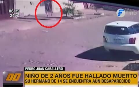 Ubican al hermano del niño hallado sin vida en Pedro Juan
