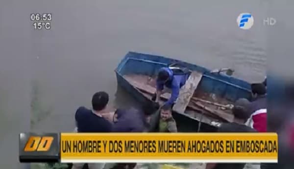 Tres integrantes de una familia mueren ahogados en jornada de pesca