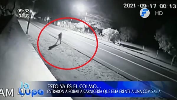 Delincuentes asaltan carnicería ubicada frente a una comisaría