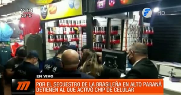 Detienen a hombre que activó los chips usados por secuestradores de brasileña