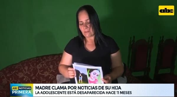 Madre clama por información de su hija desaparecida