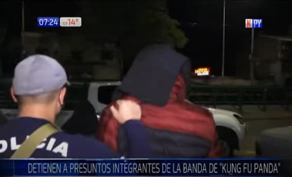 Detienen a sospechosos de formar parte de banda de Kung Fu Panda