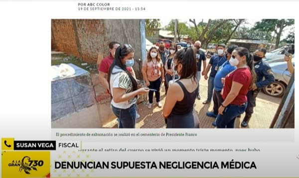 Exhuman restos de joven que murió al ser tratada por dolor de cabeza