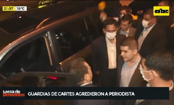 Revelan video de “amedrentamiento violento” de guardias de Cartes