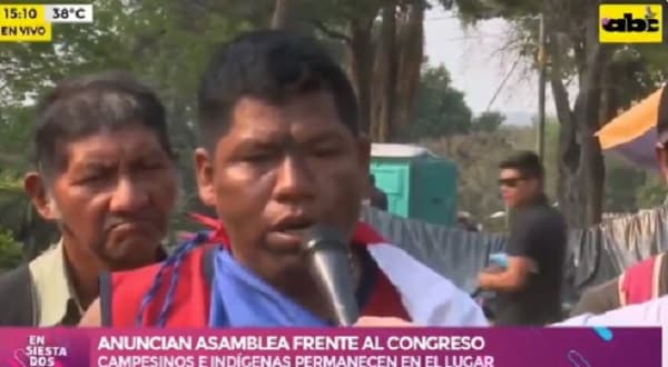 Nativos emplazan por 48 horas a Abdo para que vete ley contra invasiones