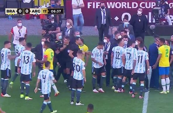 Argentina se retira del clásico sudamericano tras irrupción de autoridad sanitaria