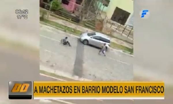 Capturan a protagonistas de pelea con machete y nunchaku en barrio modelo