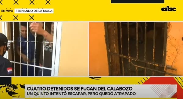 Recapturan a tres fugados de comisaría