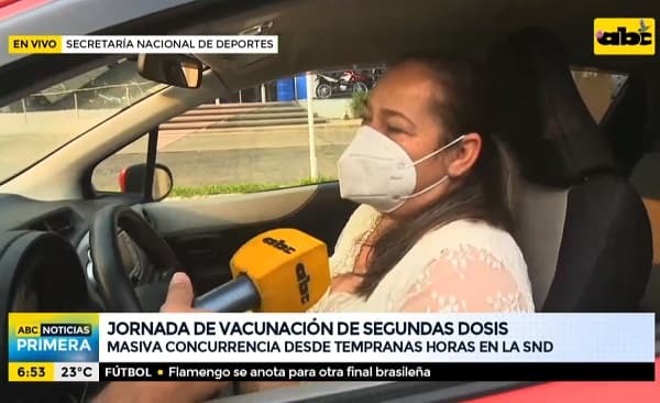 Aplicación de segunda dosis inicia con gran asistencia