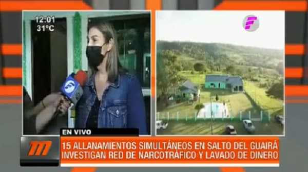 Hallan laboratorio de droga en serie de allanamientos en Canindeyú