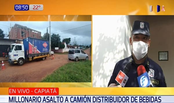 Delincuentes asaltan a repartidores y se llevan G. 16 millones