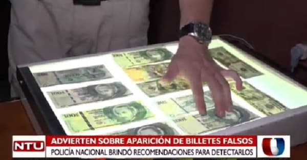 Advierten sobre circulación de billetes falsos