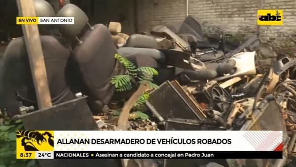 Allanan “desarmadero clandestino” en San Antonio