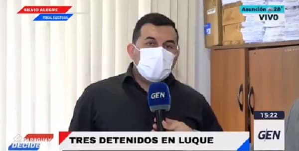 Detienen a tres personas en Luque por infringir Código Electoral