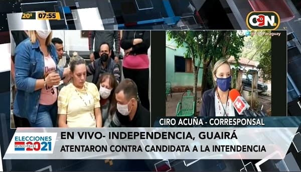 Candidata a intendente de Colonia Independencia sufre atentado