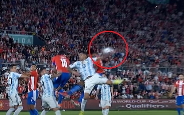 Mano en el área de Argentina fue “involuntaria”, según Conmebol