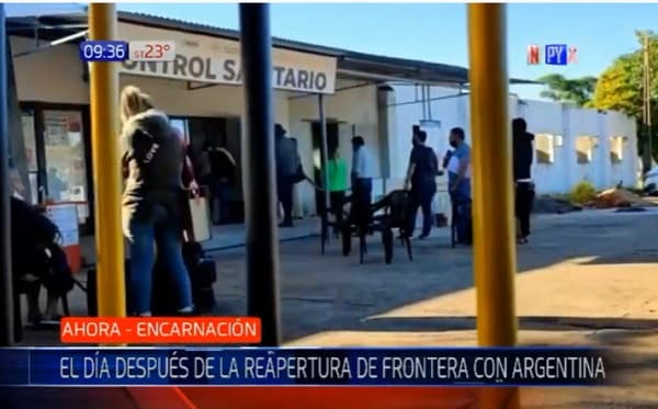 Registran escaso movimiento para pasar a Posadas